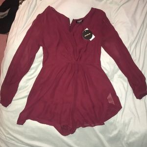 Cotton On Cranberry Romper